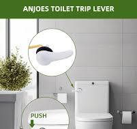Amazon.com: ANJOES Manija de inodoro de montaje frontal – Reemplazo de  palanca de inodoro de ajuste universal compatible con American ...