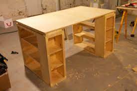Start investing in yourself today. Make It Yourself Wooden Sewing Table Acctually Decided To Make This Table Ten Inch Wider Since My Wife Craft Table Sewing Room Decor Craft Table Diy