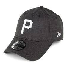 New Era 9forty Pittsburgh Pirates Baseball Cap Seasonal Heather Washed Black