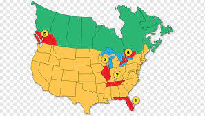 Desde vancouver (bc, canadá) hasta seattle (wa, estados unidos). Contiguo Estados Unidos Canada Estados Unidos Frontera Mapa De Alaska Canada Canada Galliformes Pollo Png Pngwing