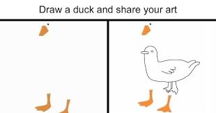 Art things to do when bored. People Go Wild After Someone Asks Them To Draw A Duck Based On This Simple Template Bored Panda