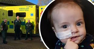 Brecon baby saved by 'amazing' ambulance crew