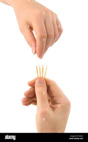 Hand And Matches - Draw Lots Stock Photo - Alamy