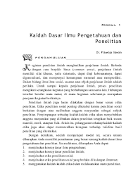 Setiap butir pernyataan yang dikembangkan (sebanyak 83 butir) di validasi oleh tiga pakar untuk dikaji secara rasional dari segi. Pdf Kaidah Dasar Ilmu Pengetahuan Dan Penelitian Azzahra Kesuma Academia Edu