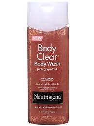 Neutrogena Body Clear Body Wash Pink Grapefruit Acne Treatment Body Acne Neutrogena Body Clear Body Wash