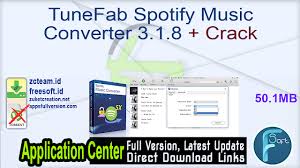 Streaming music is great, but you've probably heard songs you just have to own, or you an artist or band you'd like to support by purchasing their music. Tunefab Spotify Music Converter 3 1 1 Crack Free Download
