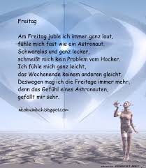 Freitagsgedicht Spruch Zum Freitag Schones We