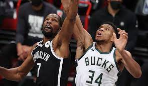 Bet on the basketball match brooklyn nets vs milwaukee bucks and win skins. Nba Brooklyn Nets Gewinnen Heissen Fight Gegen Die Milwaukee Bucks Kevin Durant Und James Harden Stechen Giannis Aus