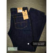 Mereka tahan kotoran dan kotoran kerana warna gelap. Original Lois Denim Jeans Dark Blue Seluar Jeans Lelaki Straight Cut Biru Gelap Full Classic Kain Denim Ready Stock Shopee Malaysia