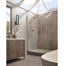 The delta shower fixtures (also in champagne bronze) are beautiful . Modern Brushed Gold Finishes For Your 2021 Kitchen Bath Faucetlist Com