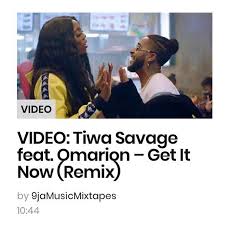 Video Tiwa Savage Feat Omarion Get It Now Remix Https Ift Tt 2qt4vkq Via 9jamusicmixtapes Remix Savage Get It Now