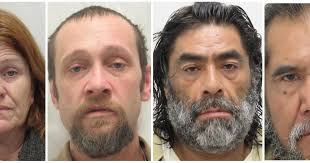 Four people arrested