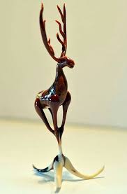 El Yapimi Cam Gegik Siz Isteyin Biz Yapalim Handmade Glass Deer We Do What You Want Novelty Lamp Lamp Table Lamp
