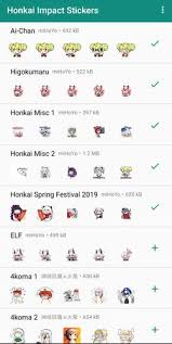 Honkai impact 3rd sticker vol.1. Honkai Stickers Fur Android Apk Herunterladen