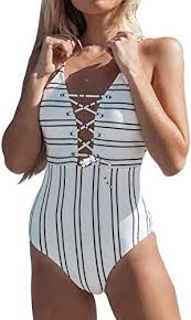 Black And White Swimsuits Women S New Cupshe Women S Black White Crisscross Lace Up One Piece Swimsuit Online Shopping In 2020 Black Women Fashion Fashion One Piece Swimsuit