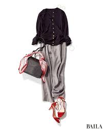 着回し29コーデ 少ない服でも 毎日おしゃれ ミニマム10着で今っぽくて女らしい baila ファッション ファッションスタイル ファッションアイデア