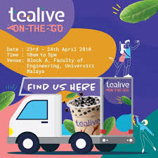 The menu is taken as of may 2018 (so prices should be cheaper now): Tealive Asia Calling To All Um Peeps Tealive Truck Facebook