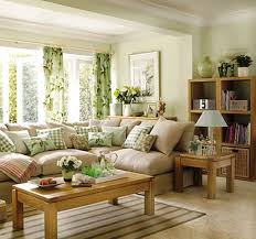 Beige Living Room With Red Accents Beige Living Rooms Spring Living Room Living Room Green