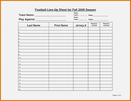 019 Template Ideas Football Depth Chart Excel Format With