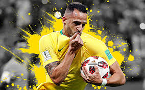 Renato's brazil career could have started even earlier if it were not for those physical problems. Renato Augusto Brazil National Football Team Art Splashes Of Paint Grunge Art Hd Wallpaper Peakpx