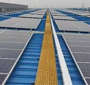 FRP Solar Panel Rooftop Walkway | Uisolar.com