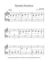 Yankee Doodle Piano Music In 2020 Sheet Music Easy Piano Sheet Music Piano Music
