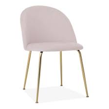Heather Dining Chair Velvet Upholstered Pale Pink Dining Chairs Modern Dining Chairs Modern Dining Furniture
