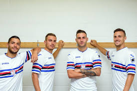 Parma calcio 1913 and uc sampdoria will celebrate their history of friendship by wearing kits inspired by each other's home kit when they meet in italian serie a action on may 5th. Classic Football Shirts On Twitter Shirt News Sampdoria Debuted Their New Away Kit Yesterday Against Manchester United What Do You Think