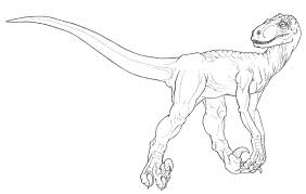 Coloring pages are fun for children of all ages and are a great educational. Utahraptor Lineart Jpg 807 512 Ausdrucken