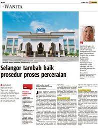 Peranan pihak ketiga dalam menyelesaikan konflik. Selangor Tambah Baik Prosedur Proses Perceraian Klik