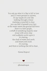 Quotes About What It Feels Like To Fall In Love Komal Kapoor Valentine Love Quotes Perfect Love Quotes Baby Love Quotes