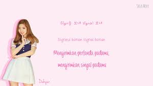 There is no available lyric for this song. Twice Signal Han Rom Ind Color Coded Lyrics Lirik Terjemahan Indonesia Youtube
