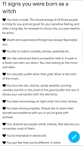 Aug 10, 2016 · if you're ready to become the most powerful witch you can be by following your unique witchcraft path, join me in the starlight coven!. 11 Signs You Were Born A Witch Witch Words Nature Witch