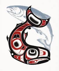N W Indian Salmon Design Google Search Haida Art Native Art Tribal Art