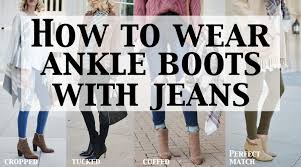 Dating back to the victorian era when, much like today, they were worn by men and women alike, they be it with jeans , dresses , skirts or culottes , we're taking cues from these ladies who've helped put chelsea boots back on the map. How To Wear Ankle Boots With Jeans The Dos Don Ts Straight A Style