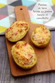 Pommes De Terre Farcies A La Cancoillotte Tomate Et Jambon Amandine Cooking Pommes De Terre Farcies Recettes De Cuisine Recette Pomme De Terre