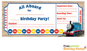 Template Free Thomas The Train Birthday Printables Http Www Pbs Org Parents Birthday Parties Thomas Birthday Party Printables Invitat Train Birthday Invitations Train Party Invitations Thomas Birthday Parties