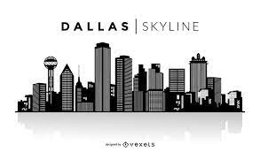 Dallas Skyline Silhouette Design You Can See The Most Important Buildings And It Also Says Dallas Skyline Ov Dallas Skyline Skyline Silhouette City Silhouette