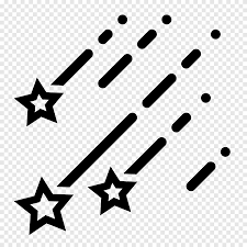 In de nacht van 12 op 13 augustus worden er maximaal 50 vallende sterren per uur verwacht als de aarde zich een weg baant. Computer Icons Star Vallende Ster Hoek Zwart En Wit Png Pngegg