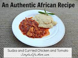 Zimbabwean Sudza And Curry Chicken Grits African Chicken Stew Recipe African Food Recipes Real Food Recipes