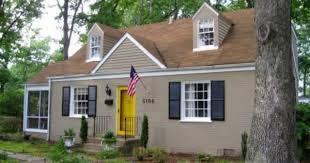 Yellow Door House Paint Exterior Exterior Paint Colors For House Brown Roof Houses