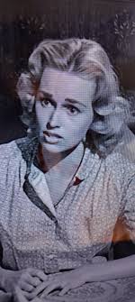 Karen Steele. March 20, 1931- March 12, 1988. She was in 60 films and TV  shows from 53-72. Most famous was Marty (1955) and Ride Lonesome (1959) in  which she stood out.