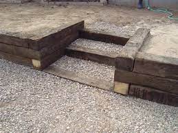 Railroad ties are not legal for home landscape use. 43 Backyard Landscaping Retaining Wall Railroad Ties Https Silahsilah Com Garden Exter Railroad Tie Retaining Wall Landscaping Retaining Walls Retaining Wall