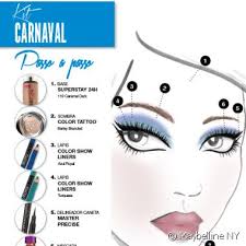 Postado por liiiiinda deemais !!; Look De Carnaval Veja O Passo A Passo De Uma Maquiagem Feminina E Colorida