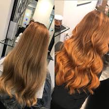 balayage copper olaplex kupfer ansatz farben strahnentechniken haare