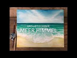 Bilder selber malen malen lernen acryl malerei inspiration kunsttechniken acrylmalerei techniken acrylfarbe. Meer Himmel Strand Malen Mit Acryl Anleitung Youtube Acryl Malen Strandmalerei Sonnenuntergang Malerei