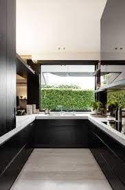 Black and white are becoming more popular in modern spaces for their aesthetically pleasing appearances when accentuated properly. 56 Black White Ideas Kitchen Design Kitchen Inspirations Modern Kitchen