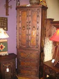 Maronita Corner Armoire By The Rustic Gallery Of San Antonio Tx Armoire Furniture Rustic Spanish Home Decor Rustic Bedroom Furniture Furniture