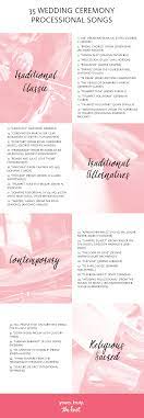 If Here Comes The Bride Is Not For You We Ve Got You Covered With 35 Alternative Wedding Wedding Processional Processional Wedding Songs Processional Songs