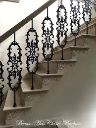 Custom Iron Works Cast Iron Balusters And Decorators Supply Stair Brackets Iron Stair Railing Foyer Design Wrought Iron Stairs
